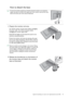 Page 39  39   Appendix: Assembling your monitor with a height adjustment stand (HAS)
How to detach the base
To move the monitor properly, you should extend the monitor to its maximum 
height, then place one hand on the upper part of the monitor stand and the other 
hand on the lower part of the stand as illustrated.
1. Prepare the monitor and area.
Turn off the monitor and the power before unplugging 
the power cable. Turn off the computer before 
unplugging the monitor signal cable.
Gently lift the display up...