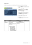 Page 21  21   How to adjust your monitor
Display menu
Available menu options may vary depending on the input sources, functions and settings.
1. Press the 
MENU key to display the main 
menu.
2. Press the   or   keys to select 
DISPLAY and then press the ENTER 
key to enter the menu.
3. Press the   or   keys to move the 
highlight to a menu item and then press 
the 
ENTER key to select that item.
4. Press the   or   keys to make 
adjustments or selections.
5. To return to the previous menu, press 
the 
MENU...