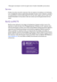 Page 3  3
• Plaats geen voorwerpen in en/of mors geen water of andere vloeistoffen op dit product.
Service
Probeer dit product niet zelf te repareren. Door het openen of verwijderen van de behuizing 
kunt u blootgesteld worden aan gevaarlijke spanningen of andere risicos. Wanneer er sprake is 
van enig hierboven vermeld verkeerd gebruik of van een ander ongeluk zoals het vallen of het 
verkeerd behandelen van het product, neem dan contact op met een geautoriseerd service 
center.
BenQ ecoFACTS
BenQ has been...