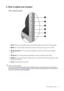 Page 19  19   How to adjust your monitor
6. How to adjust your monitor
The control panel
1.AUTO: Adjusts vertical position, phase, horizontal position and pixel clock automatically.
2.
MENU key: Activates OSD main menu and return to the previous menu or exit OSD.
3. /
Display Mode key: For Up/Increase adjustment. The key is the hot key for Display 
Mode.
4. /
Mode key: For Down/Decrease adjustment. The key is the hot key for Mode. 
5.
ENTER key: Enters sub menus and select items. For models with DVI inputs,...