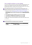 Page 13  13   Getting the most from your BenQ monitor
How to install the monitor on a new computer
This instruction details the procedure for selecting and installing the BenQ LCD Monitor driver 
software on a new computer which has never had a monitor driver installed before. This 
instruction is only suitable for a computer which has never been used before, and for which the 
BenQ LCD Monitor is the first ever monitor to be connected to it.
1.  Follow the instructions in Getting the most from your BenQ...