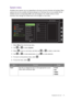 Page 39  39   Navigating the main menu
System menu
Available menu options may vary depending on the input sources, functions and settings. Menu 
options that are not available will become grayed out. And keys that are not available will be 
disabled and the corresponding OSD icons will disappear. For models without certain 
functions, their settings and related items will not appear on the menu.
1.  Select 
Menu from the hot key menu.
2.  Use   or   to select 
System.
3.  Select   to go to a sub menu, and then...