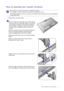 Page 9  9   How to assemble your monitor hardware
How to assemble your monitor hardware
 • If the computer is turned on you must turn it off before continuing. 
Do not plug-in or turn-on the power to the monitor until instructed to do so.
• The following illustrations are for your reference only. Available input and output jacks may vary depending on 
the purchased model.
1. Attach the monitor base.
Please be careful to prevent damage to the monitor. Placing 
the screen surface on an object like a stapler or a...