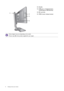 Page 88  Getting to know your monitor  
12. Handle
13. USB port x 2 (downstream; 
connecting to USB devices)
14. SD card slot
15. VESA mount release button
• Above diagram may vary depending on the model.
• Picture may differ from product supplied for your region.
15 13
14
12
 