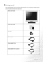 Page 5  5   Getting started
Getting started
When unpacking please check you have the following items. If any are missing or damaged, please 
contact the place of purchase for a replacement.
 
11
11
BenQ LCD Monitor
 
Quick Start Guide
 
CD-ROM
 
Power Cord
Signal Cable: D-Sub
Signal Cable: DVI-D (optional)
 