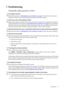 Page 33  33   Troubleshooting
7. Troubleshooting
Frequently asked questions (FAQ)
The image is blurred:
Read the instructions in Adjusting the screen resolution on page 35, and then select the correct 
resolution, refresh rate and make adjustments based on these instructions.
How do you use a VGA extension cable?
Remove the extension cable for the test. Is the image now in focus? If not, optimize the image by 
working through the instructions in Adjusting the screen refresh rate on page 36. It is normal for...