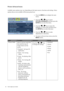 Page 2622  How to adjust your monitor  
Picture Advanced menu
Available menu options may vary depending on the input sources, functions and settings. Menu 
options that are not available will become grayed out.
1. Press the 
MENU key to display the main 
menu.
2. Press the   or   keys to select 
PICTURE ADVANCED and then press the 
ENTER key to enter the menu.
3. Press the   or   keys to move the 
highlight to a menu item and then press 
the 
ENTER key to select that item.
4. Press the   or   keys to make...