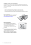 Page 1414  How to assemble your monitor hardware  
Using the monitor wall mounting kit
The back of your LCD monitor has a VESA standard mount with 100mm pattern, allowing the 
installation of a wall mount bracket. Before starting to install a monitor wall mounting kit, please 
read the precautions carefully.
Precautions:
•Install your monitor and monitor mounting kit on a wall with flat surface.
•Ensure that the wall material is stable to support the weight of the monitor.
•Turn off the monitor and the power...