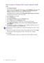 Page 2828  Getting the most from your BenQ monitor  
How to install on Windows 8 (8.1) system (selected models 
only)
1.  Open Display Properties.
Move the cursor to the lower-right of the screen or press the 
Windows + C buttons on the 
keyboard to bring up the 
Charm bar. Go to Settings, Control Panel, Devices and 
Printers
 and right-click the name of your monitor from the menu.
Alternatively, right-click the desktop and select Personalize, Display, Devices and Printers, 
and right-click the name of your...