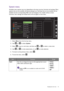 Page 55  55   Navigating the main menu
System menu
Available menu options may vary depending on the input sources, functions and settings. Menu 
options that are not available will become grayed out. And keys that are not available will be 
disabled and the corresponding OSD icons will disappear. For models without certain 
functions, their settings and related items will not appear on the menu.
1.  Select 
Menu from the hot key menu.
2.  Use   or   to select 
System.
3.  Select   to go to a sub menu, and then...