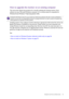 Page 25  25   Getting the most from your BenQ monitor
How to upgrade the monitor on an existing computer
This instruction details the procedure for manually updating the existing monitor driver 
software on your Microsoft Windows computer. It is currently tested as compatible for 
Windows 8 and Windows 7 Operating System (OS). 
Installing monitor driver software involves selecting an appropriate information file (.inf) on the 
BenQ LCD Monitor CD-ROM for the particular model monitor you have connected, and...