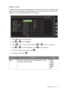 Page 51  51   Navigating the main menu
System menu
Available menu options may vary depending on the input sources, functions and settings. Menu 
options that are not available will become grayed out. And keys that are not available will be 
disabled and the corresponding OSD icons will disappear.
1.  Select 
Menu from the hot key menu.
2.  Use   or   to select 
System.
3.  Select   to go to a sub menu, and then use   or   to select a menu item.
4.  Use   or   to make adjustments, or use   to make selection.
5....