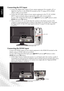 Page 31English
28 Connecting video and audio signals
Connecting the DVI input
1. Connect the digital video output of your output equipment (for example, a PC or 
digital Set Top Box) to the HDMI IN terminal on the TV using a DVI to HDMI 
adaptor cable (not provided).
2. Connect the DVI audio output of your output equipment to the TV's PC AUDIO  INPUT input terminals using an appropriate audio cable (not provided).
To view video image from this input, press 
 INPUT and use  ▲▼ button to select 
HDMI then...