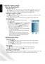 Page 23English
20 Using the remote control
Using the remote control
Power on, off and standby
Turning on the TV
	 After	plugging	the	TV's	power	cable	into	a	wall	outlet,	the	TV	will	enter	standby	mode	
automatically. The power indicator will light up orange. Press 
Power  on the remote 
control. The TV will turn on and the power indicator will change to blue.
Putting the display to standby
  Press Power  on the remote control again, and the TV will return to standby mode. The 
power indicator will turn...