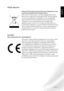 Page 62English
 Reference    59
WEEE directive
Disposal of Waste Electrical and Electronic Equipment by users 
in private households in the European Union.
This symbol on the product or on the packaging indicates that 
this can not be disposed of as household waste. You must dispose 
of your waste equipment by handling it over to the applicable 
take-back scheme for the recycling of electrical and electronic 
equipment. For more information about recycling of this 
equipment, please contact your city office,...