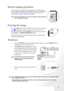 Page 35Using the projector 27
Remote paging operations
Freezing the image
Shutdown
• Do not unplug the power cord before the projector shutdown sequence is complete or during 
the cooling down process.
• If the projector is not properly shut-down, you risk damaging the lamp. Do not move the 
projector whilst the lamp is hot.
You can operate your display software program (on a connected PC) 
which responds to page up/down commands (like Microsoft PowerPoint) 
by pressing 
Page Up and Page Down on the remote...