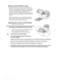 Page 12Introduction 12
Remote control effective range
Infra-Red (IR) remote control sensor is located on 
the front of the projector. The remote control must 
be held at an angle within 30 degrees perpendicular 
to the projectors IR remote control sensor to 
function correctly. The distance between the remote 
control and the sensor should not exceed 8 meters (~ 
26 feet).
Make sure that there are no obstacles between the 
remote control and the IR sensor on the projector 
that might obstruct the infra-red...