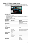 Page 45
Operation45
Using PC/ Video pop-up menus
The projector has a multilingual OSD that allows you to make image adjustments and 
change a variety of settings. This menu is for 
the settings to be used in computer, iPhone/
iPod, composite video, component and HDMI modes.
Using the menu1. To open the OSD menu, press   on the projector or remote control when the 
projection screen is displayed.
2. When the OSD is displayed, press  /  to select the desired item and adjust the 
settings by using  / .
3. To leave...