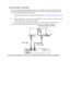 Page 22Connection 18
Connecting a monitor
If you want to view your presentation close-up on a monitor as well as on the screen, you 
can connect the RGB signal output socket on the projector to an external monitor with a 
VGA cable following the instructions below:
1. Connect the projector to a computer as described in Connecting a computer on page 
17.
2. Take a suitable VGA cable (only one supplied) and connect one end of the cable to the 
D-Sub input socket of the video monitor.
3. Connect the other end of...