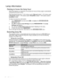 Page 46Maintenance 46
Lamp information
Getting to know the lamp hour
When the projector is in operation, the duration (in hours) of lamp usage is automatically 
calculated by the built-in timer. 
Total (equivalent) lamp hour = 2.22 x (hours used in Normal mode) + 1.67 x (hours used 
in Economic mode) + 1.54 x (hours used in SmartEco mode) + 1.00 x (hours used in 
LampSave mode).
To obtain the lamp hour information:
1. Press MENU/EXIT and then press  /  to highlight the SYSTEM SETUP: 
Advanced menu.
2. Press  to...