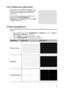 Page 37Bediening 37
Het testpatroon gebruiken
De projector kan een testbeeld weergeven. Het 
helpt u met het aanpassen van de beeldgrootte en 
de focus zodat het geprojecteerde beeld niet 
ver vormd is.
Geef het testbeeld weer door het OSD-menu te 
openen, ga naar SYSTEEMINSTLL: 
Geavanceerd> Testpatroon e n  d r u k  o p   /  
om Aan te selecteren.
Onderwijssjabloons
De projector biedt diverse patronen voor diverse onderwijsdoeleinden. Zo activeert u een 
patroon:
1. Open het OSD-menu, ga naar WEERGAVE >...