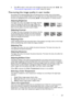 Page 29Operation 29 6. Press  to select a menu item to be changed and adjust the value with /. See 
Fine-tuning the image quality in user modes below for details.
Fine-tuning the image quality in user modes
According to the detected signal type and selected picture mode, some of the below 
functions may not be available. Based on your needs, you can make adjustments to these 
functions by highlighting them and pressing  /  on the projector or remote control.
Adjusting Brightness
The higher the value, the...