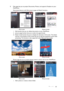 Page 63Operation 63 8. Files page lets you to project Documents, Photos, and supports Dropbox on your 
iPad/iPhone.
Documents features with Edit, Jump to page and Sketch functions.
i. Edit function lets you can delete documents on your iPad/iPhone
ii. Jump to page function lets you to select the page directly.
iii. Sketch mode function lets you to display the docment in full screen. The sketch 
tool bar at the bottom of the screen lets you to edit the projection screen while 
presenting. This function is also...