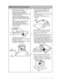 Page 5Important safety instructions 5
    
Safety Instructions (Continued)
13. Do not place this projector in any of 
the following environments.
- Space that is poorly ventilated or 
confined. Allow at least 50 cm 
clearance from walls and free flow of air 
around the projector. 
- Locations where temperatures may 
become excessively high, such as the 
inside of a car with all windows rolled 
up.
- Locations where excessive humidity, 
dust, or cigarette smoke may 
contaminate optical components, 
shorten the...