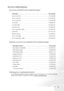 Page 47Maintenance 43
Service information
Accessories (included in the standard package) 
Optional accessories (not included in the standard package)
Ordering parts or getting information
For product information, product assistance, service information, or to order accessories, 
please visit the BenQ Corporation website at http://www.BenQ.com. Description   . . . . . . . . . . . . . . . . . . . . . . . . . . . . . . . . . . . . . . . . . . . . . . . .  Part Number
Power cord (US)  . . . . . . . . . . . . . . ....