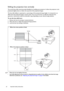 Page 2020 Important safety instructions  
Shifting the projection lens vertically
The vertical lens shift control provides flexibility for installing your projector. It allows the projector to be 
positioned slightly above or below the top level of the projected images. 
The lens shift (offset) is expressed as a percentage of the projected image height. It is measured as an 
offset from the projected images vertical center. You can use the lever to shift the projection lens 
upwards or downwards within the...