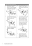 Page 4Important safety instructions 4
 
Safety Instructions (Continued)
7. The lamp becomes extremely hot 
during operation. Allow the 
projector to cool for approximately 
45 minutes prior to removing the 
lamp assembly for replacement. 
8. Do not operate lamps beyond the 
rated lamp life. Excessive operation 
of lamps beyond the rated life could 
cause them to break on rare 
occasions. 
9. Never replace the lamp assembly or 
any electronic components unless 
the projector is unplugged. 10. Do not place this...