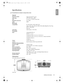 Page 49  49
  Additional information
EnglishSpecifications
All specifications are subject to change without notice. 
Dimensions
492 x 180 x 420 mm (W x H x D)
Unit: mm
Optical
Projection systemSingle-chip DLPTM system.
DMD chip0.95 DLP (1920 x 1080)
LensF=2.4 to 2.7, f=38.87 to 46.63 mm
Projection screen size41 to 300
Lamp200W
Electrical
CompatibilityPC: 640 x 400 to 1920 x 1080 (16:9)
Video: NTSC, PAL, SECAM, YPbPr NTSC(480i)/480p/PAL(576i)/576p, 
HDTV (720p/1080i)
DDC 2B
Color SpaceColor Gamut > 55% NTSC...