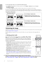 Page 2828 U sing the projector  
EnglishTo correct the images shape, you can perform the following steps.
1. Press MENU on the projector or remote control. Go to the Display > Keystone menu and highlight 
Pincushion Correction.
2.  Press eLeft orfRight repeatedly to adjust the image until you are satisfied with the shape.
The values on the adjustment bar of the page change while pressing. When the values reach their maximum or 
minimum with repeated button presses, the images shape will stop changing. You will...