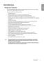 Page 7Introduction 7
EnglishIntroduction
Projector features
The projector integrates high-performance optical engine projection and a user-friendly 
design to deliver high reliability and ease of use.
The projector offers the following features.
• Dual HDMI inputs
• Filter free design to lower maintenance and operating costs
• Auto keystone function to correct image keystoning automatically
• Brilliant color / UNISHAPE to provide truer, more vibrant colors in picture
• Closed captioning to display the...