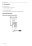 Page 123. Connecting BenQ PE8700 User’s Manual12
3. Connecting
When connecting, make sure to:
1. Turn off all equipment before making any connections.
2. Use the correct signal cables for each source.
3. Ensure the cables are firmly inserted. 
4. Connect all audio signals to external speakers. This projector is not equipped with speakers.
Connecting Video Inputs
❚Video/ S-Video/ Component (Interlaced Video)   
DVD PlayerSpeaker x 2 