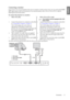 Page 17  17
  Connection
EnglishConnecting a monitor
If you want to view your presentation close-up on a monitor as well as on the screen, you can connect the D-SUB 
OUT signal output socket on the projector to an external monitor with a VGA or VGA to DVI-A cable by 
following the instructions below.
To connect the projector to a monitor:
The final connection path should be like that shown in the following diagram:•With a VGA cable: •With a VGA to DVI-A cable:
Your monitor must be equipped with a DVI 
input...