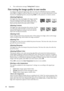 Page 30Operation 308. The confirmation message “Setting Saved” displays.
Fine-tuning the image quality in user modes
According to the detected signal type, there are some user-definable functions available 
when User 1 or User 2 is selected. Based on your needs, you can make adjustments to these 
functions by highlighting them and pressing  /  on the projector or remote control.
Adjusting Brightness
The higher the value, the brighter the image. And the 
lower the setting, the darker the image. Adjust this...