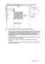 Page 61Specifications 61
Minimum Ceiling Height (mm) = f + H + b + 60 + 274+ c
•  The dimensions are based on the BenQ wall mount (P/N: 5J.J4R10.001).
•  There is 3% tolerance among these numbers  due to optical component variations. BenQ 
recommends that if you intend to permanently install the projector, you should physically 
test the projection size and distance using  the actual projector in situ before you 
permanently install it, so as to make allowance for this projectors optical characteristics. 
This...