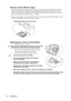 Page 12Introduction 12
Remote control effective range
Infra-Red (IR) remote control sensor is located on the front of the projector. The remote 
control must be held at an angle within 30 degrees perpendicular to the projectors IR 
remote control sensor to function correctly. The distance between the remote control and 
the sensor should not exceed 8 meters (~ 26 feet).
Make sure that there are no obstacles between the remote control and the IR sensor on the 
projector that might obstruct the infra-red beam....