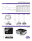 Page 2Screen SizeDistance from screen (inch) Vertical 
offset 
(inch)
Diagonal
W 
(inch) H 
(inch) Min length
AverageMin length
Inch mm (Max zoom) Max zoom
40 1016 3224 28.8 31.734.61.18
50 1270 4030 36.1 39.743.31.49
60 1524 4836 43.3 47.6 521.81
80 2032 6448 57.8 63.569.32.4
100 2540 8060 72.2 79.486.62.9
120 3048 9672 86.6 95.31043.5
150 3810 120 90 108.3 119.2 1304.48
200 5080 160120 144.4 158.9173.35.98
220 5588 176132 158.9 174.8190.76.61
250 6350 200150 180.5 198.6216.77.51
300 7620 240180 216.7 238.3...