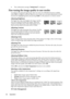 Page 32Operation 328. The confirmation message “Setting Saved” is displayed.
Fine-tuning the image quality in user modes
According to the detected signal type, there are some user-definable functions available 
when User 1 or User 2 is selected. Based on your needs, you can make adjustments to these 
functions by highlighting them and pressing  /  on the projector or remote control.
Adjusting Brightness
The higher the value, the brighter the image. And the 
lower the setting, the darker the image. Adjust this...