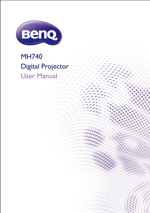 Page 1MH740
Digital Projector
User Manual 