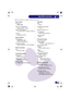 Page 14Tutte le specifiche sono  soggette a modifiche sen za preavviso.
Parte ottica
Risoluzione
1920 x 1080
Sistema di visualizzazione Single-chip DLP
TM system
Numero/F dellobiettivo F = da 2,42  a 2,97, f = da 20,7  a 31,05 mm
Lampada
Parte elettrica
Alimentazione CA100–240V, 3,8A
50-60 Hz (Automatico)Lampada da 310 W
Consumo en ergetico
Parte mec canica
Peso
8,14 lbs (3,7 Kg)
Terminali a output
Altoparlante
(Mono)  5 Watt x 1 
Output segnale  audio
Cavo audio per PC x 1
Output Moniteur D-Sub da 15-pin...