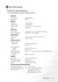 Page 57Specifications 51
Specifications
Projector specifications 
All specifications are subject to change without notice. 
General
Product name Digital Projector
Model name MP720
Optical
Resolution 1024 x 768 XGA
Display system 1-CHIP DMD
Lens F/Number F=2.6 to 2.77, f= 20.4 to 23.5 mm
Lamp 230W lamp
Electrical
Power supply AC100–240V, 1.5A–3.2A, 50/60 Hz (Automatic)
Power consumption 305W (Max); 10W (Standby)
Mechanical
Dimensions 238 mm (W) x 94 mm (H) x 291 mm (D)
Weight 6 lbs (2.724 Kg)
Input terminal...