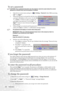 Page 32Operation 26
To set a password:
CAUTION: Once a password has been set, the projector cannot be used unless the correct 
password is entered every time the projector is started.
1. Open the on-screen menu and go to  Setting > Password. Select On by pressing 
Left 3or Right4.
2. When the function is activated for the first time, 
a prompt will display on the screen. Use the Up 
5 or Down 6 button to select a number for 
each digit of the password. Use the Left 3 or 
Right4 button to move between the digits...