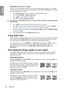 Page 40Operation
40
EnglishSetting the User 1/User 2 mode
There are two user-definable modes if the curre nt available picture modes are not suitable 
for your need. You can use one of the picture modes (except the  User 1/User 2 ) as a starting 
point and customize the settings.
1. Press  MENU/EXIT  to open the On-Screen Display (OSD) menu.
2. Go to the  PICTURE > Picture Mode  menu.
3. Press /  to select  User 1 to User 2 .
4. Press   to highlight  Reference Mode .
This function is only available when User 1...