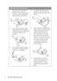 Page 4Important safety instructions 4
 
Safety Instructions (Continued)
7. The lamp becomes extremely hot 
during operation. Allow the 
projector to cool for approximately 
45 minutes prior to removing the 
lamp assembly for replacement. 
8. Do not operate lamps beyond the 
rated lamp life. Excessive operation 
of lamps beyond the rated life could 
cause them to break on rare 
occasions. 
9. Never replace the lamp assembly or 
any electronic components unless 
the projector is unplugged. 10. Do not place this...