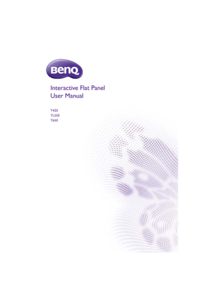 Page 1Interactive Flat Panel
User Manual
T420
TL550
T650 