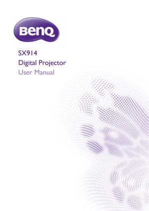 Page 1SX914
Digital Projector
User Manual 