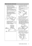 Page 5Important safety instructions 5
    
Safety Instructions (Continued)
12. Do not place this projector in any of 
the following environments.
- Space that is poorly ventilated or 
confined. Allow at least 50 cm 
clearance from walls and free flow of air 
around the projector. 
- Locations where temperatures may 
become excessively high, such as the 
inside of a car with all windows rolled 
up.
- Locations where excessive humidity, 
dust, or cigarette smoke may 
contaminate optical components, 
shorten the...